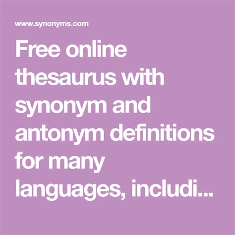 synonyms and antonyms thesaurus|thésaurus français.